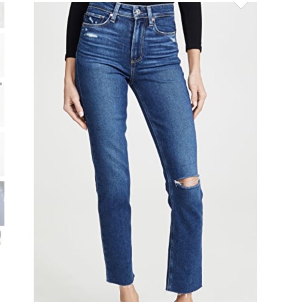 Paige denim Hoxton slim jeans dark wash - Picture 2 of 11